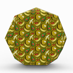 Tropenfrucht nahtlos gelb fotoblock