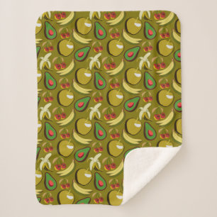 Tropenfrucht nahtlos gelb sherpadecke