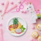 Tropenfrüchte Pappteller (Party)