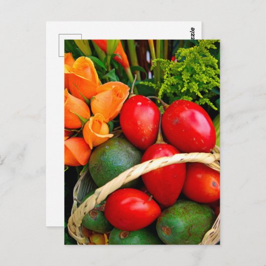 Tropenfrüchte Postkarte (Vorne/Hinten)