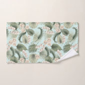 Tropengarten Blumenorchid & Palmmuster Badhandtuch Set (Handtuch)