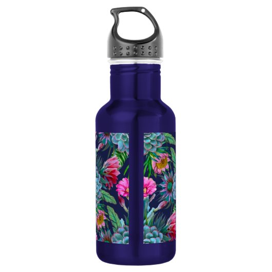 Tropengarten Edelstahlflasche (Rückseite)