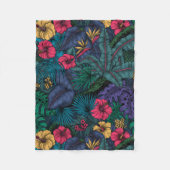 Tropengarten Fleecedecke (Vorderseite)
