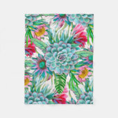 Tropengarten Fleecedecke (Vorderseite)