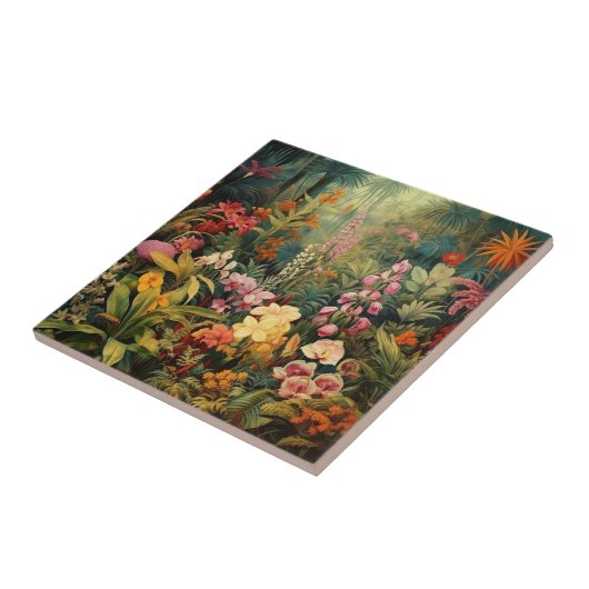 Tropengarten Fliese (Seite)