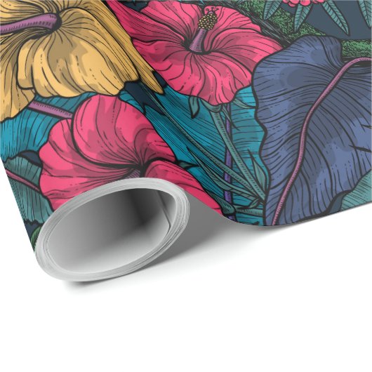 Tropengarten Geschenkpapier (Rolleneckpunkt)