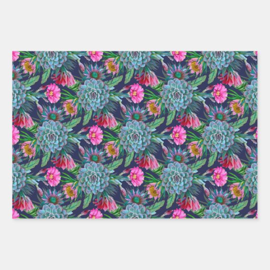 Tropengarten Geschenkpapier Set (Vorderseite)