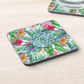 Tropengarten Getränkeuntersetzer (Linke Seite)