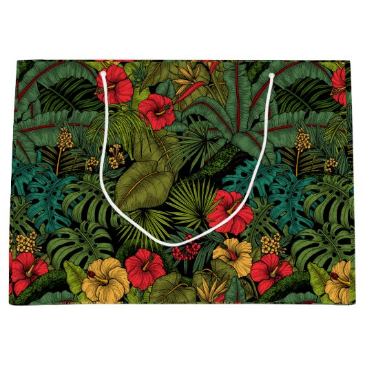 Tropengarten Große Geschenktüte (Vorderseite)