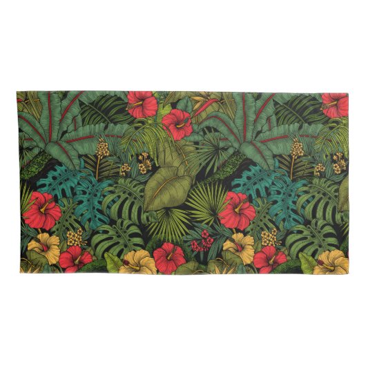 Tropengarten Kissenbezug (Rückseite-Rechts)