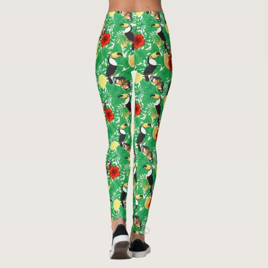 Tropengarten Leggings (Rückseite)