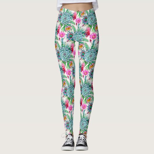 Tropengarten Leggings (Vorderseite)