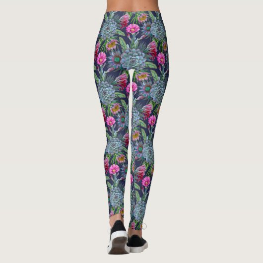 Tropengarten Leggings (Rückseite)