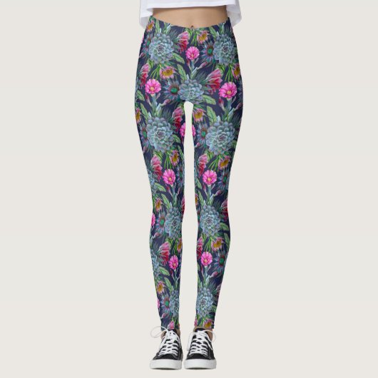 Tropengarten Leggings (Vorderseite)