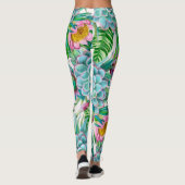 Tropengarten Leggings (Rückseite)