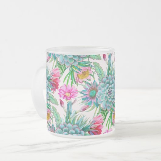 Tropengarten Mattglastasse (Vorderseite Links)