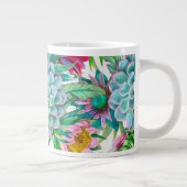 Tropengarten mit Sukkulenten Jumbo-Tasse (Rechts)