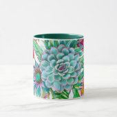 Tropengarten mit Sukkulenten Tasse (Zentrum)