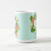 Tropengarten Monogram Green Kaffeetasse (Mittel)