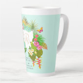 Tropengarten Monogram Green Milchtasse (Rechte Ecke)