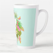 Tropengarten Monogram Green Milchtasse (Rechts)