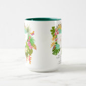 Tropengarten Monogram White Tasse (Zentrum)