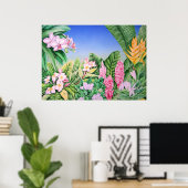 Tropengarten Poster (Heimbüro)