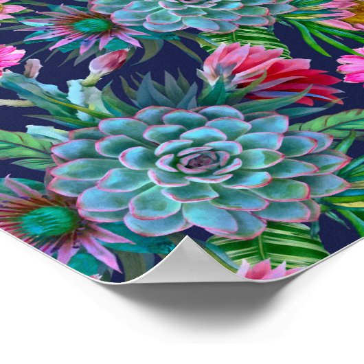 Tropengarten Poster (Ecke)