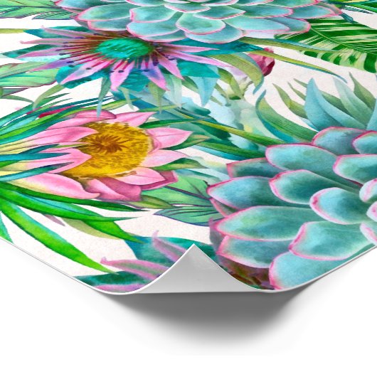 Tropengarten Poster (Ecke)