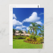 Tropengarten Postkarte (Vorne/Hinten)