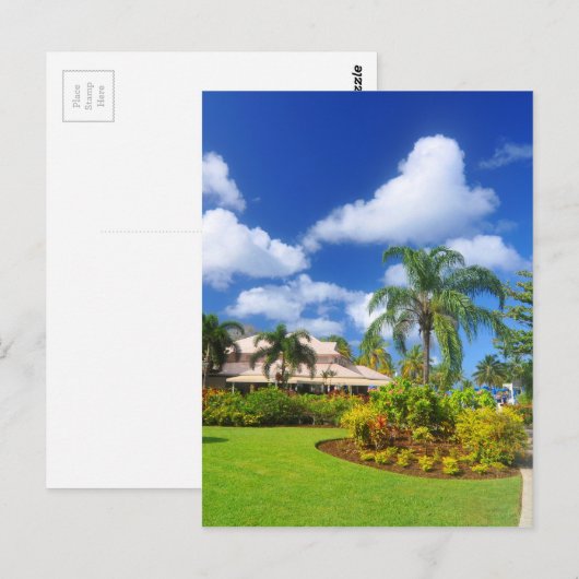 Tropengarten Postkarte (Vorne/Hinten)