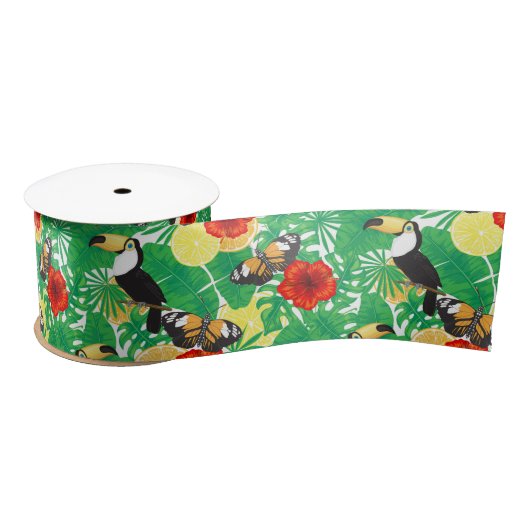 Tropengarten Satinband (Spule)