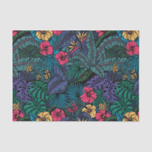 Tropengarten Seidenpapier (Vorderseite)