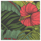 Tropengarten Stoff (Nahaufnahme)