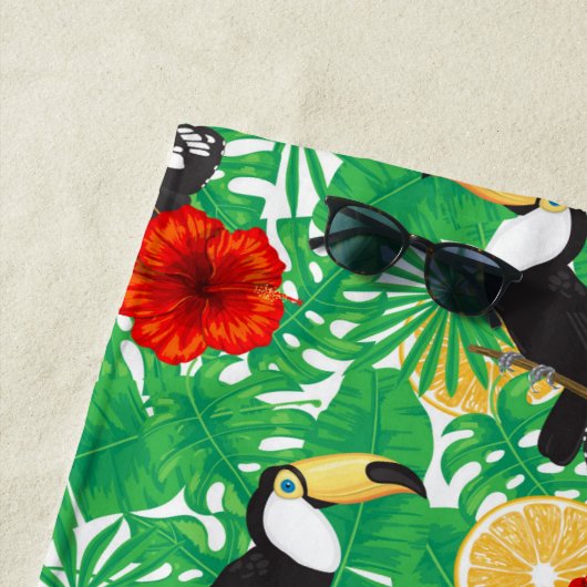 Tropengarten Strandtuch (Beispiel)