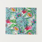 Tropengarten Wandteppich (Vorderseite (Horizontal))