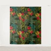 Tropengarten Wandteppich (Vorderseite)