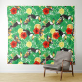 Tropengarten Wandteppich (Beispiel (Horizontal))