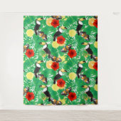 Tropengarten Wandteppich (Vorderseite)