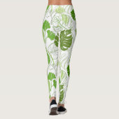 Tropengrün auf den Leggings (Rückseite)