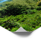 Tropengrün-Moorea-Poster Poster (Ecke)