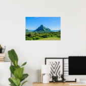 Tropengrün-Moorea-Poster Poster (Heimbüro)