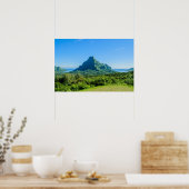 Tropengrün-Moorea-Poster Poster (Küche)