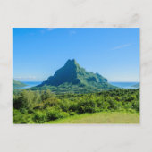 Tropengrüne Postkarte Moorea (Vorderseite)