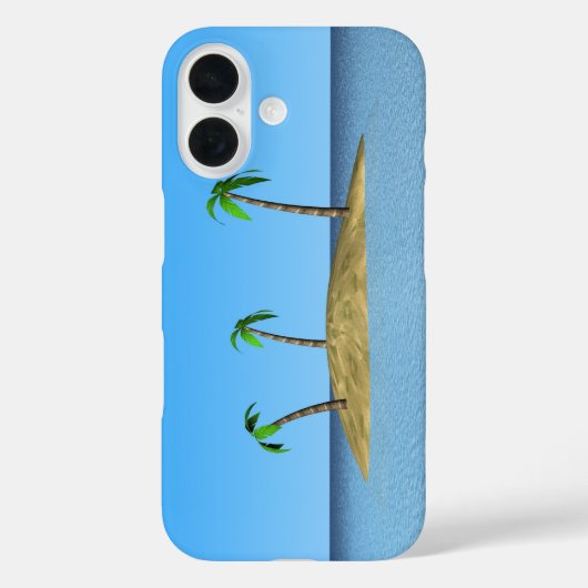 Tropeninsel Case-Mate iPhone Hülle (Rückseite)