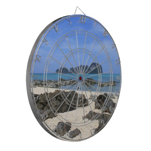 Tropeninsel Dartscheibe (Vorderseite Links)