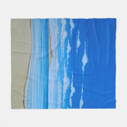 Tropeninsel Fleecedecke (Vorderseite (Horizontal))