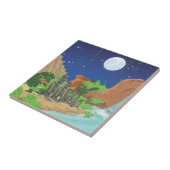 Tropeninsel Fliese (Seite)