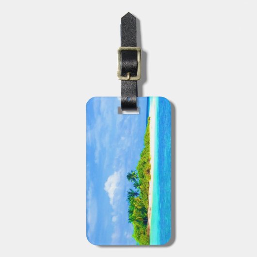 Tropeninsel Gepäckanhänger (Vorderseite vertikal)