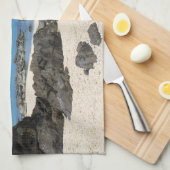 Tropeninsel Geschirrtuch (Viertel Falte)